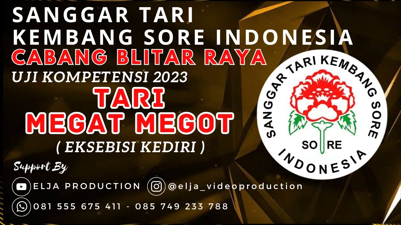 TARI MEGAT MEGOT (EKSEBISI KEDIRI ) - SANGGAR TARI KEMBANG SORE INDONESIA