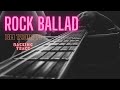 Rock ballad backing track in B minor