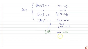 If `f(x)={(ln x).sgn({x-1/2});1  lt x le 3 and {x^2};3  lt x le 3.5.` Find the pointswhere the