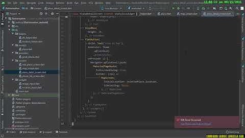 【FLUTTER ANDROID STUDIO and IOS】adding a place detail screen and open the map Native Feature