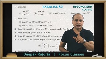 If A, B and C are interior angles of a triangle ABC, then show that sin (B + C)/2 = cos A/2