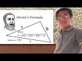PAANO MAG COMPUTE NG AREA NG TRIANGLE GAMIT ANG HERON'S FORMULA