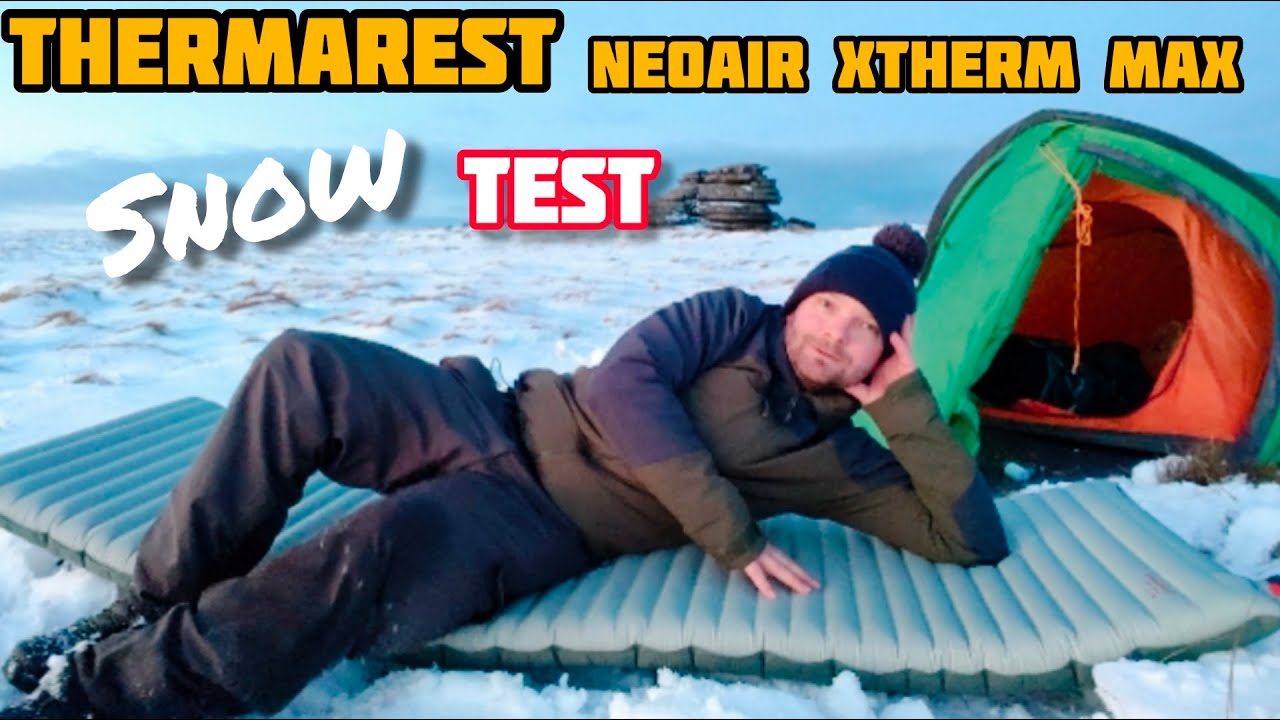 Thermarest neoair xtherm max snow test on Dartmoor! YouTube