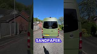van painted for less than £150 🎨  #vanlife #vanconversion #paintjob #budgetbuild #canpervan