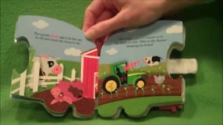 2012 Puzzlepals Books Cuddly Cow By Silver Dolphin