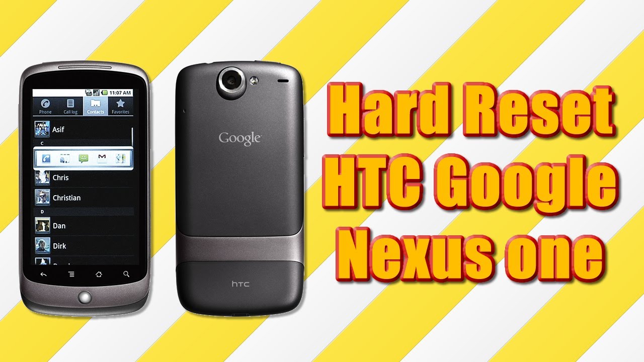 Hard Reset (resetear) HTC Nexus One (en español)