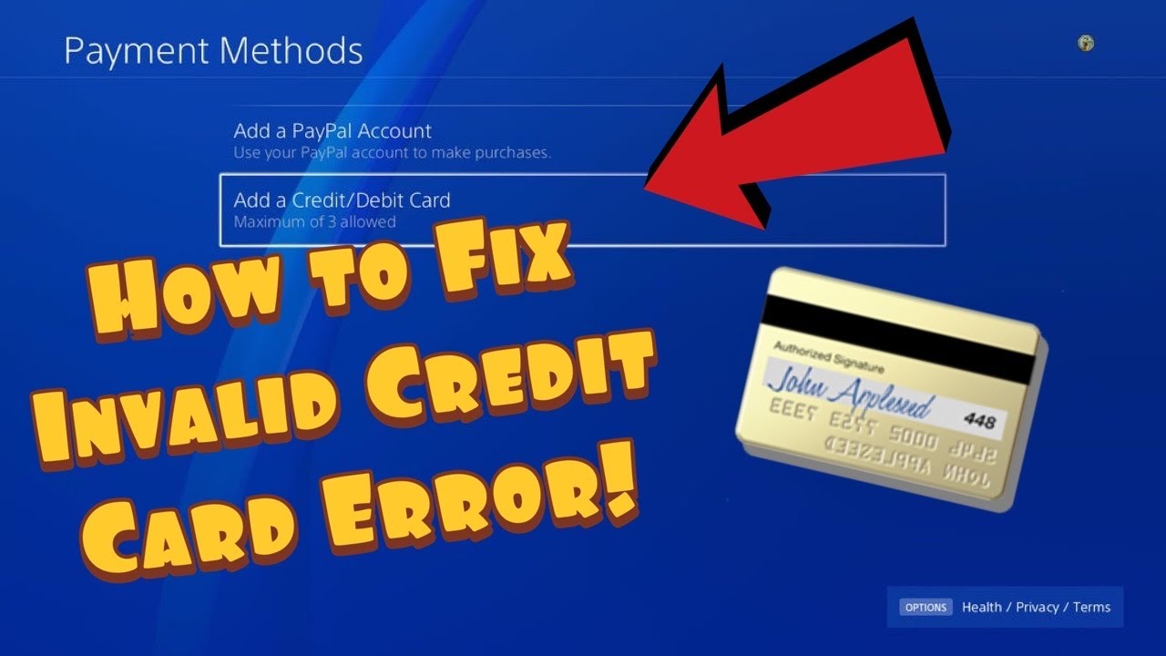 How to Fix Error WC-34737-4 (Simple Method!) - How To Fix Invalid Credit Error - YouTube