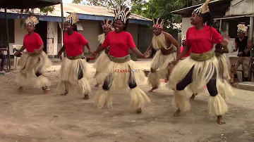 Nimujo Dancing Group performing a Makonde traditional dance, Ngokwa