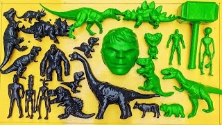 Dinosaurus Jurassic World Dominion: Brachiosaurus, Triceratops, T-rex,Mosasaurus, Godzilla,KingKong