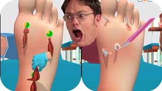 Foot Clinic 😨👣💥 super games 3d  max levels ios/ android screenshot 3