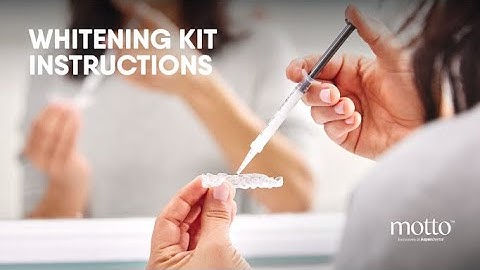 Whitening Kit Instructions