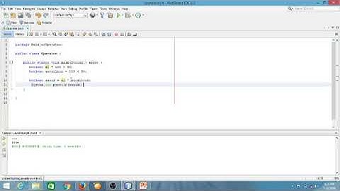 Belajar menggunakan java netbeans. Part 3 operator