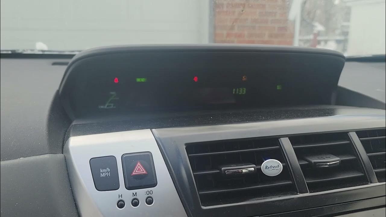 2012 prius v misfire cold start - YouTube