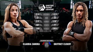 Brittney Cloudy vs Claudia Zamora - UFL2