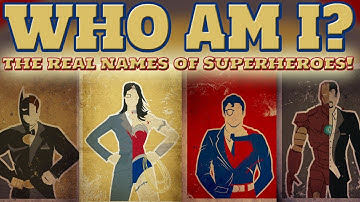 WHO AM I? - The Real Names of Superheroes?? 21 Questions! ( ROAD TRIpVIA- Episode 890)