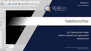 QCAD - 2.7 Selektionsfilter