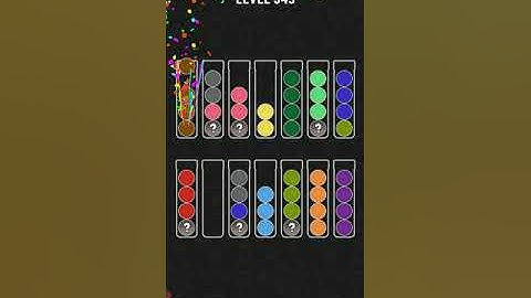 Ball sort puzzle level 345 #hidden #game