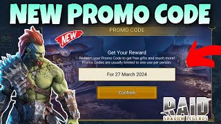 🚨New Promo Code🚨 Raid Shadow Legends 27 March 2024 - Raid Shadow Legends