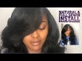 sew in with leave out tutorial -natural and full. @hairbyshaunda