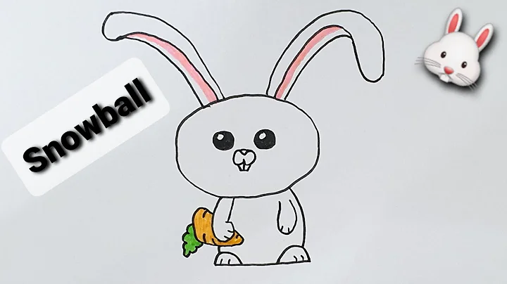 How to draw Snowball - from "The Secret Life of Pets"