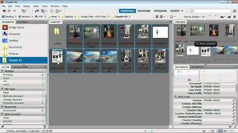 B 04  Metadata, Keywords, Filters & Find Chapter 02   USING ADOBE BRIDGE