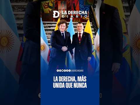 Miniatura del Short: 🚨🇦🇷🇪🇨 Milei llegó a Ecuador y Noboa lo recibió con honores