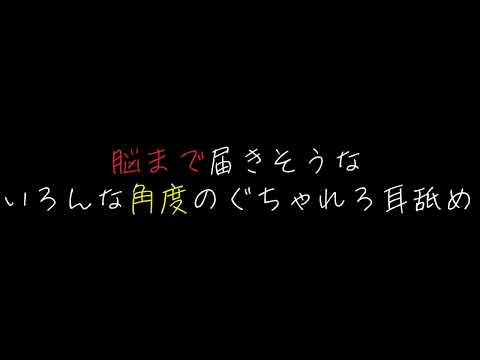 【女性向けASMR】脳まで届きそうないろんな角度のぐちゃれろ耳舐め