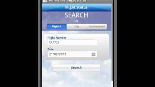 Kony Mobile Airlines Android Mobile Web