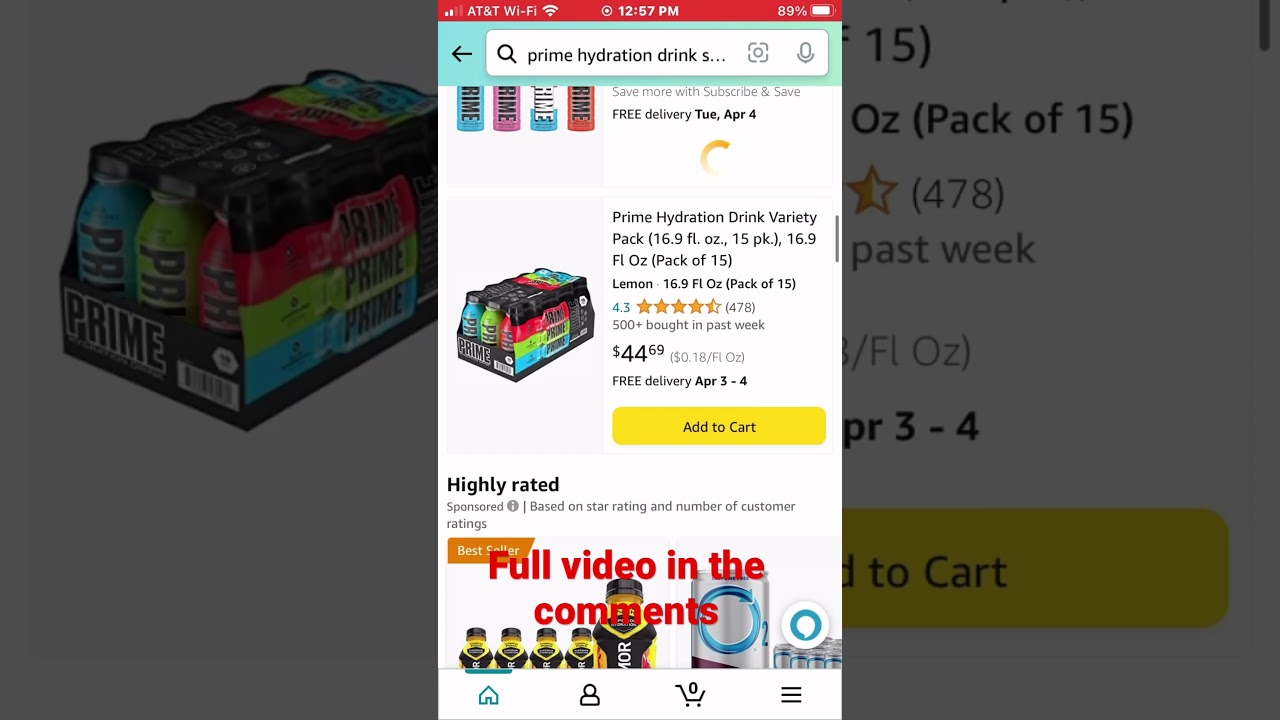 Amazon Prime the drink 🥤