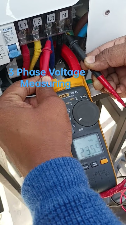 3 phase voltage measures #power #electricalengineering #electrical
