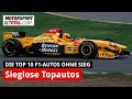 Die zehn besten Formel-1-Autos ohne Sieg