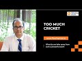 Too Much Cricket
