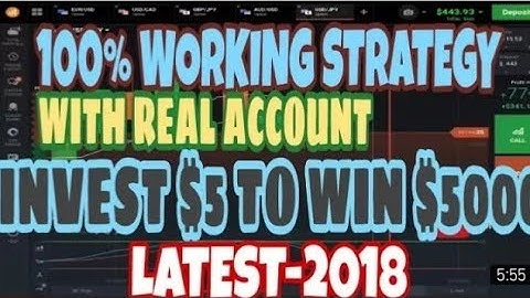 Best Iq option 100% Working Strategy With Real Account 2018