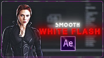 smooth white Flash transition on after effects