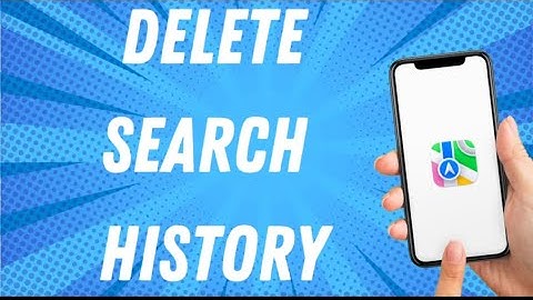 How To Delete Search History On Apple Maps