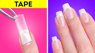 Awesome Hacks To Save The Beauty Of Your Long Nails || Pretty Nail Designs, Manicure