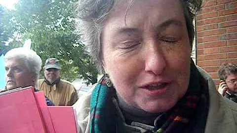 Columbia River Crossing protester Pam Ferguson