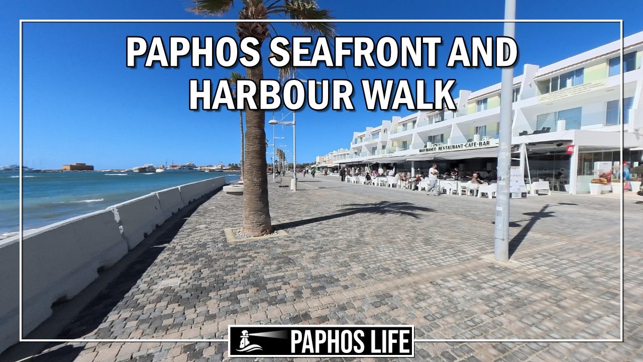 Morning Sunshine at Paphos Seafront and Harbour