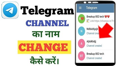 How to change Telegram channel name||Telegram channel ka NAME change kaise kare||Telegram channel