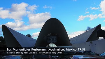 Los Manantiales Restaurant, Xochimilco, Mexico 1958 by Felix Candela