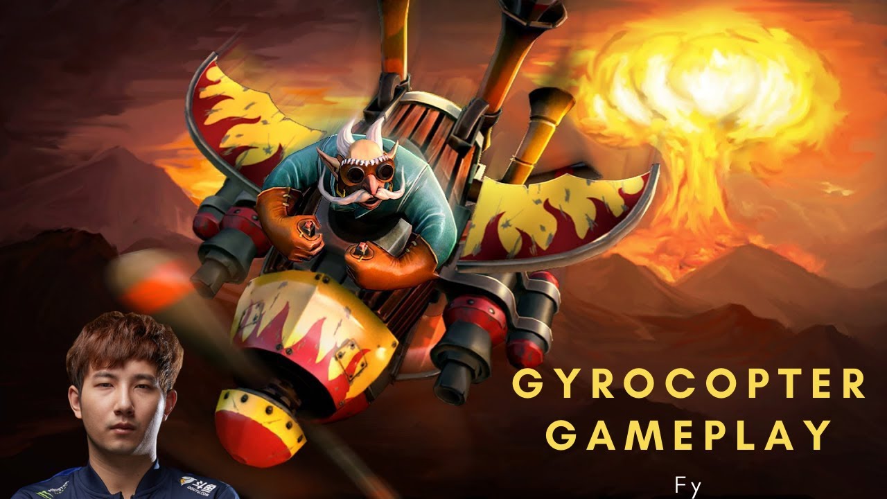 Fy - Gyrocopter Support | Patch 7.27d | Player Perspective - Dota 2 Gameplay