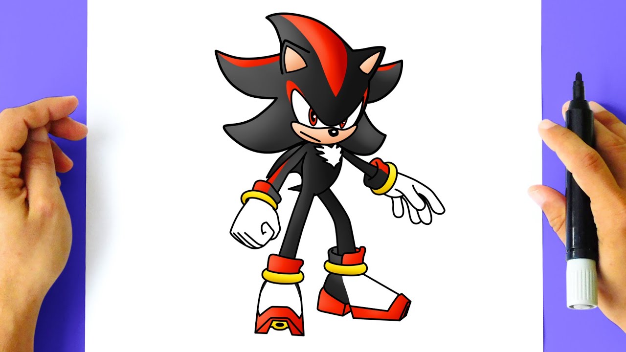 How to DRAW SHADOW - Sonic 2 Movie 