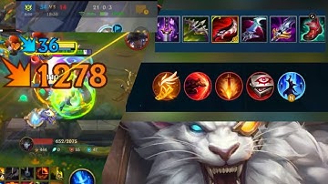 Tốc Chiến : Rengar KHÔNG HỀ YẾU – Chỉ là bạn chưa thấy hắn thật sự săn mồi🔥