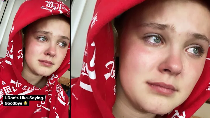 JoJo Siwa BREAKS DOWN in TEARS Saying Goodbye to G...