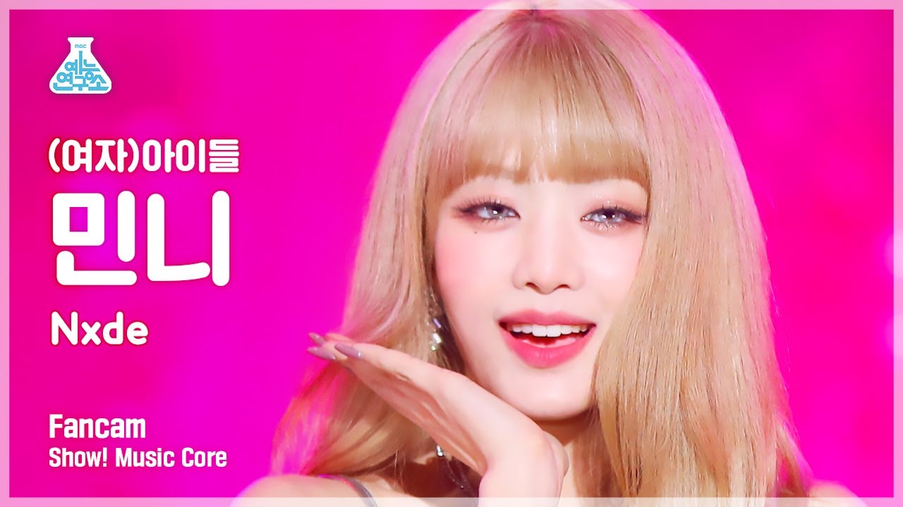 [예능연구소] (G)I-DLE MINNIE - Nxde((여자)아이들 민니 - 누드) FanCam | Show! MusicCore | MBC221029방송