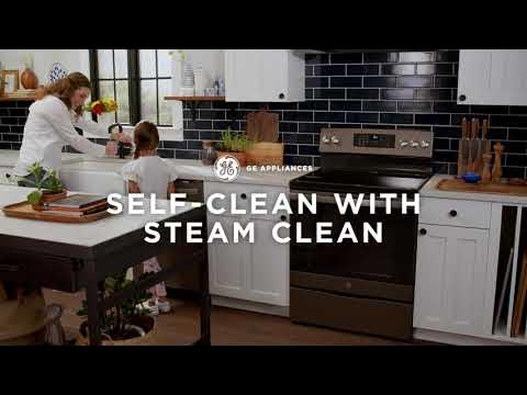 GE Free-Standing Gas Range Picks up Steam for Natural Cleaning