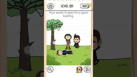 Brain Test 3 Level 225 Alyx wants to give him a good beating Walkthrough