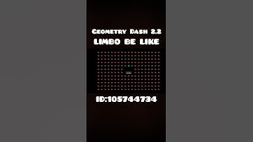 LIMBO BE LIKE Geometry Dash 2.2 #geometrydash #gd #limbo #meme #shorts #short