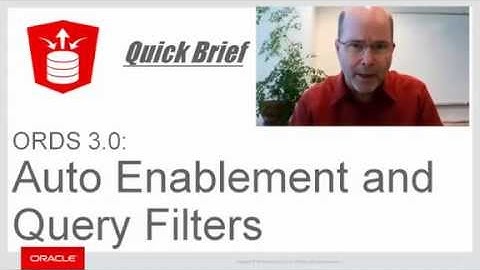 ORDS 3.0 Quick Briefings Overview