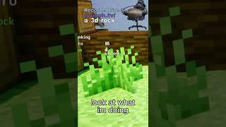 #mecchachameleon they arent ready for the minecraft grass play